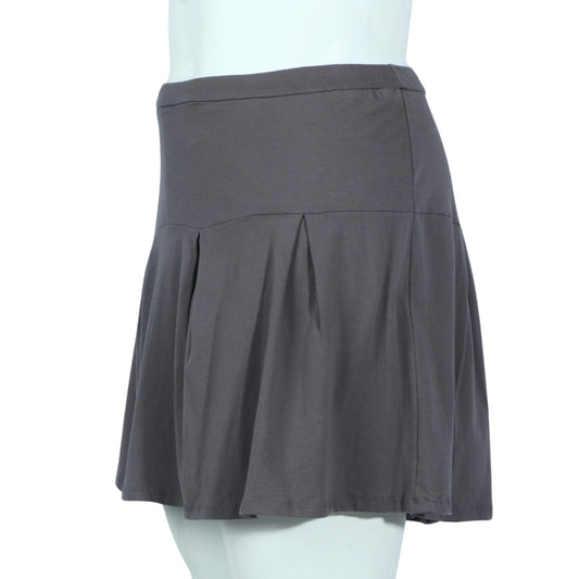 GRAYSON / THREADS Womens Bottoms XXXXL / Grey GRAYSON / THREADS - Pleated Cotton Skort