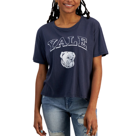 GRAYSON / THREADS Womens Tops XS / Navy GRAYSON / THREADS - Cotton Yale Graphic T-Shirt