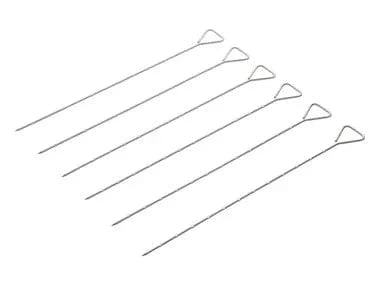 GRILL MEISTER Barbecue & Accessories Silver GRILL MEISTER - 6 Piece BBQ Skewers Set