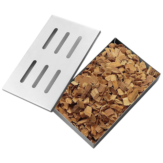 GRILL MEISTER Barbecue & Accessories Silver GRILL MEISTER - Grill Smoker Box