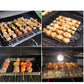 GRILL MEISTER Barbecue & Accessories Silver GRILL MEISTER -  Large Foldable Grill Rack with 6pcs Stainless Steel