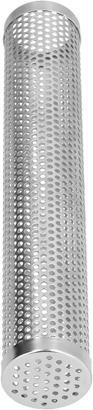 GRILL MEISTER Barbecue & Accessories Silver GRILL MEISTER - Smoke Tube Cylindrical BBQ