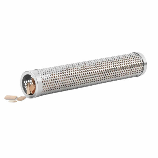 GRILL MEISTER Barbecue & Accessories Silver GRILL MEISTER - Smoke Tube Cylindrical BBQ
