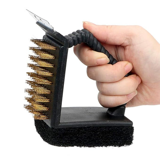GRILL MEISTER Barbecue & Accessories Black GRILL MEISTERN -  Grill brush selection