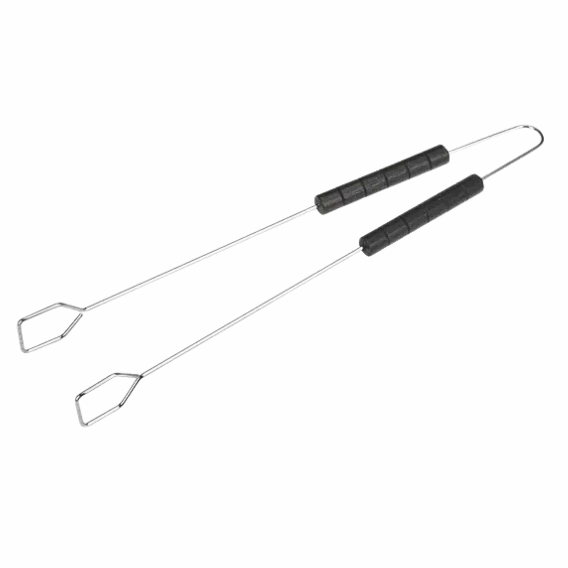 GRILL MEISTER Kitchenware Silver GRILL MEISTER - Connected bbq tongs