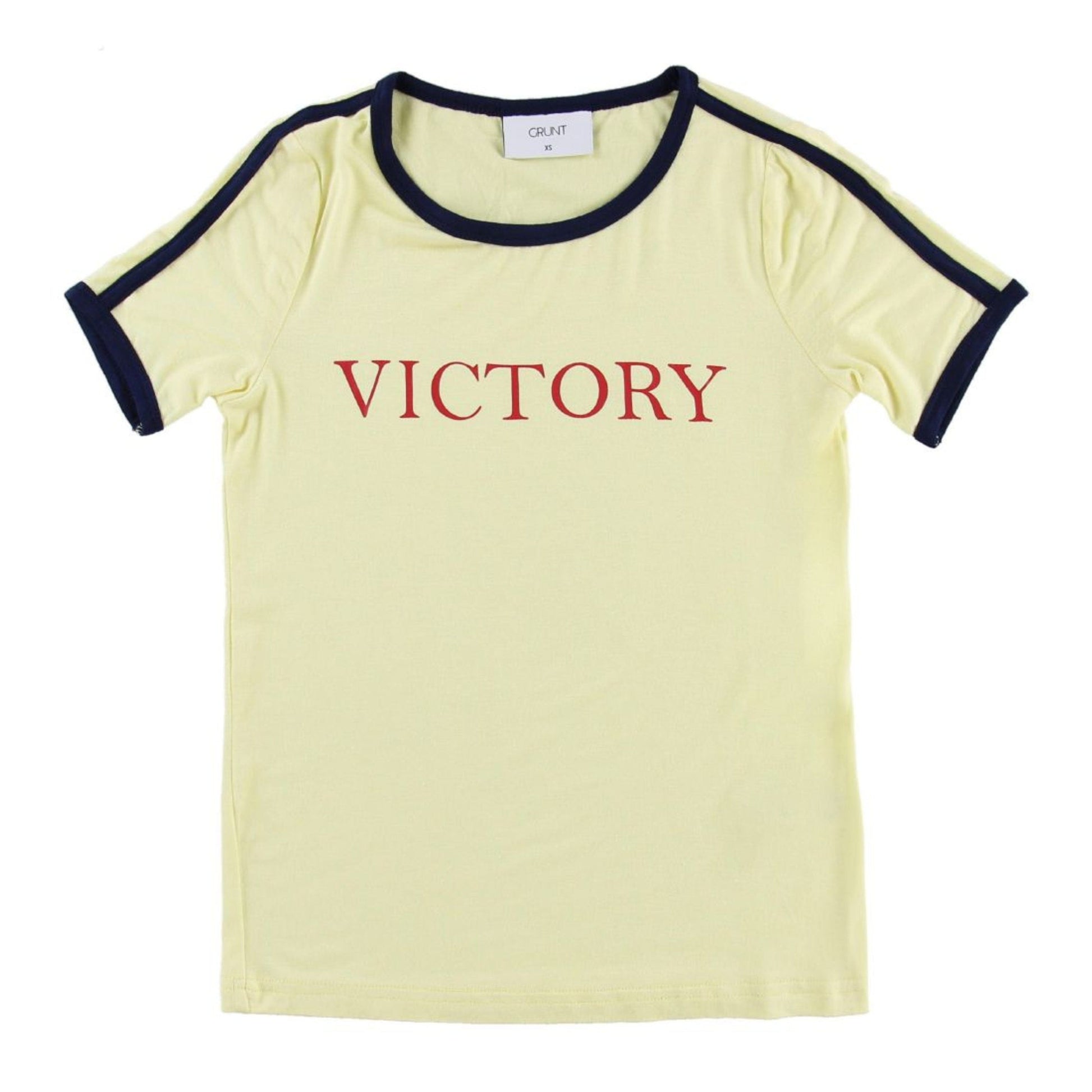 GRUNT Girls Tops XXL / Yellow GRUNT - Short Sleeve Victory T-Shirt