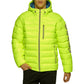 GUESS Mens Jackets M / Yellow GUESS - Logo Puffer Hooded Jacket