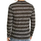 GUESS Mens Tops L / Multi-Color GUESS - Striped Long Sleeve Classic Sweatshirt