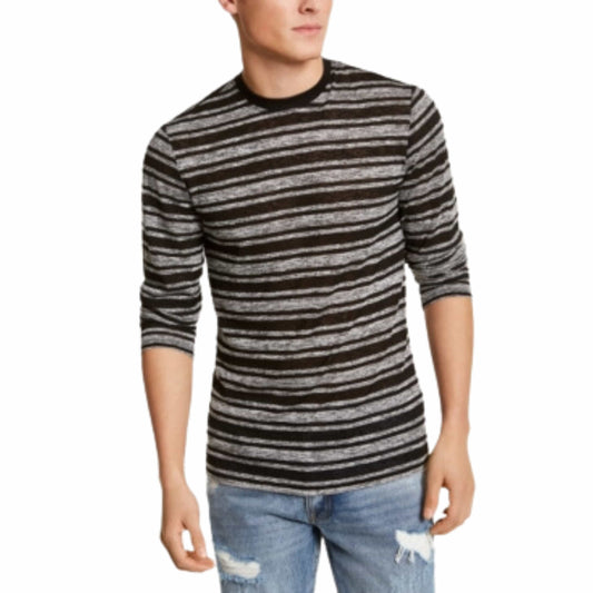 GUESS Mens Tops L / Multi-Color GUESS - Striped Long Sleeve Classic Sweatshirt