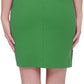 GUESS Womens Dress XL / Green GUESS - Asymmetric V-Neck Bodycon Dress