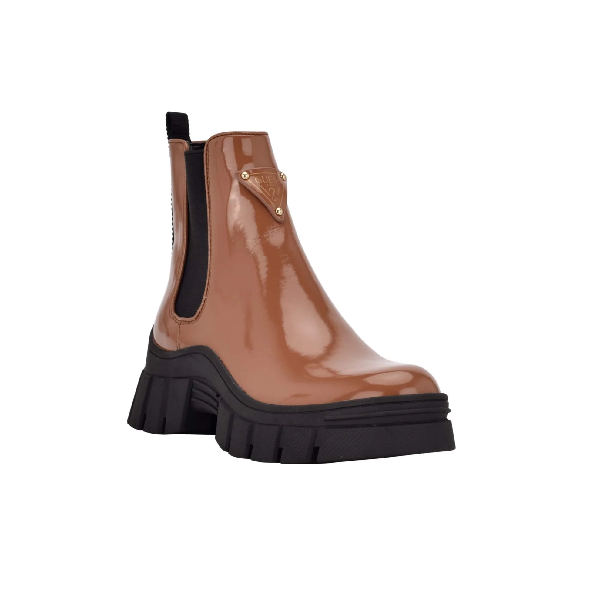 GUESS Womens Shoes 36.5 / Brown GUESS - Toe Block Heel Booties