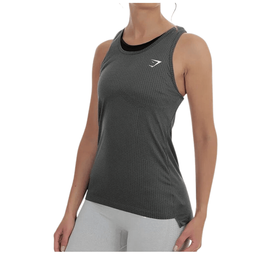 GYMSHARK Womens sports XS / Grey GYMSHARK -Training Workout Fitness Sleeveless Tank Top Gym