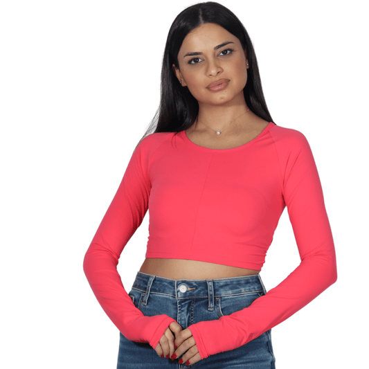 GYMSHARK Womens sports XS / Pink GYMSHARK - Whitney Simmons crop top