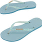 HAVAIANAS Kids Shoes 35 / Blue HAVAIANAS - Kids - Slim Glitter Flourish Flip Flop