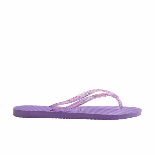 HAVAIANAS Kids Shoes 33 / Purple HAVAIANAS - Kids - Slim Logo Metallic