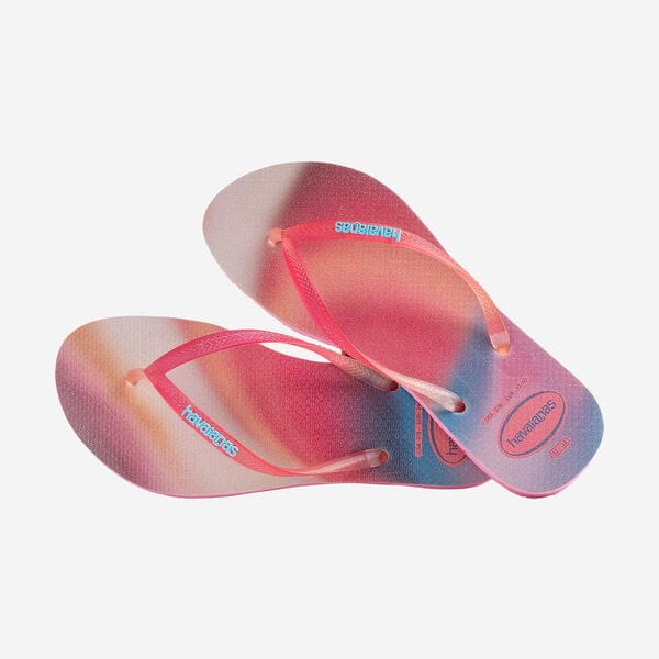 HAVAIANAS Kids Shoes 35 / Multi-Color HAVAIANAS - Kids - Slim Metallic Rainbow Slippers