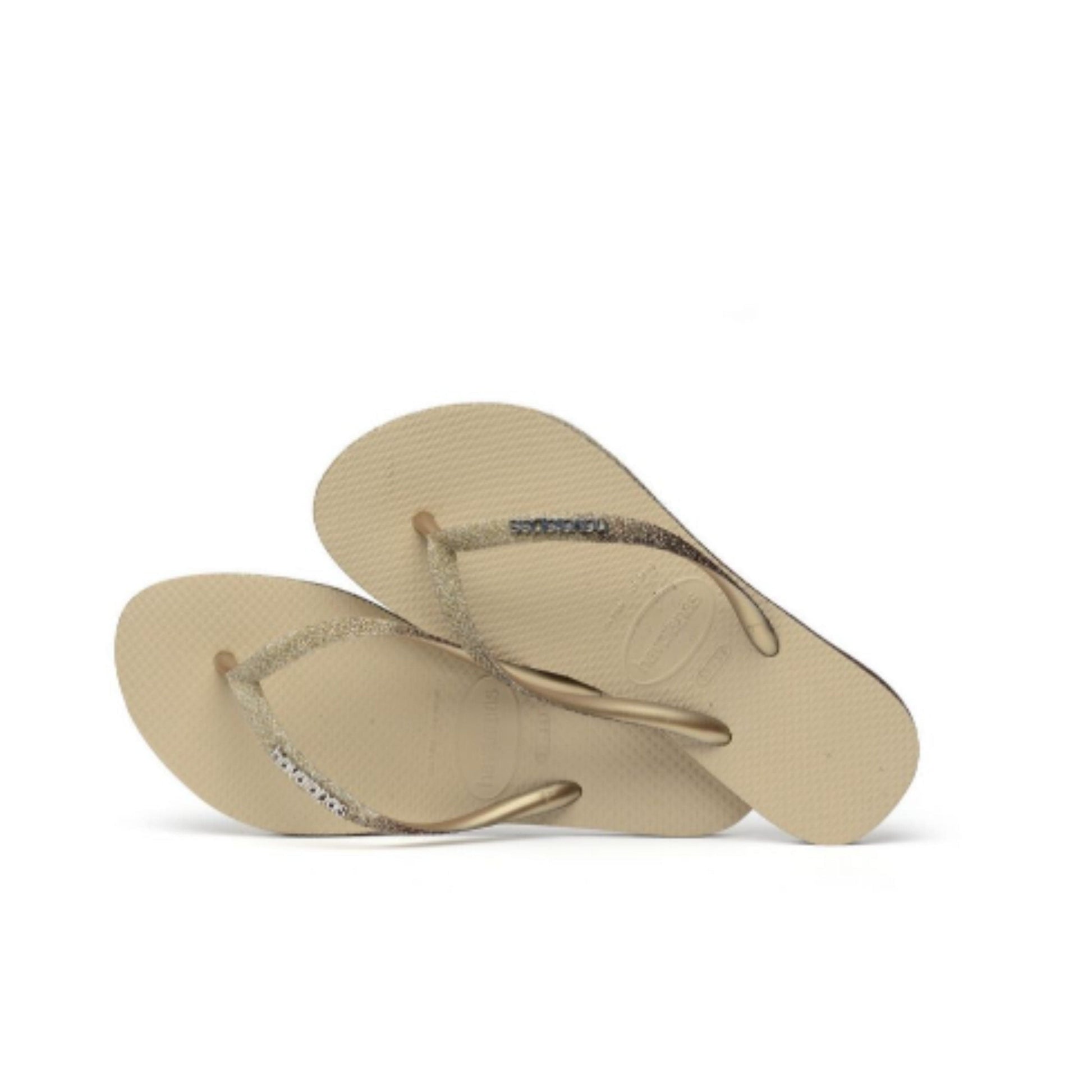 HAVAIANAS Kids Shoes 35 / Beige HAVAIANAS - Kids -  Slim Sparkle II Flip Flop
