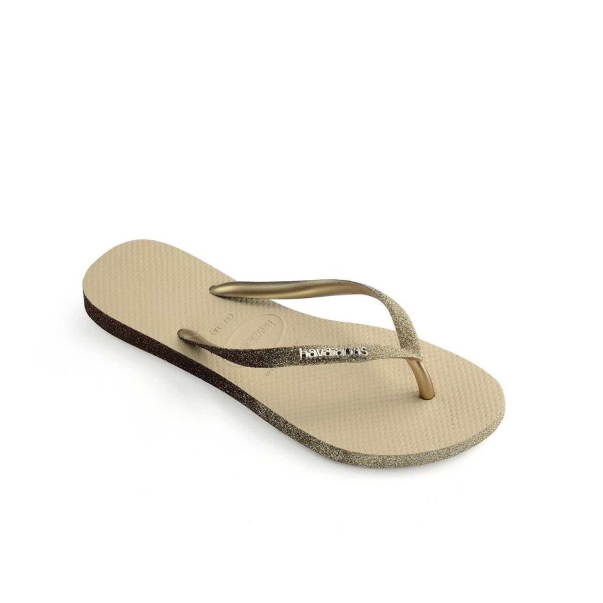 HAVAIANAS Kids Shoes 35 / Beige HAVAIANAS - Kids -  Slim Sparkle II Flip Flop
