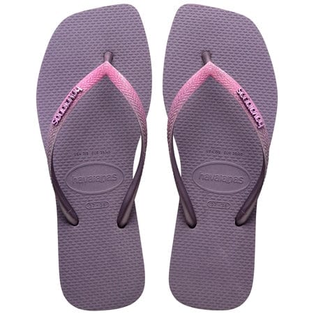 HAVAIANAS Kids Shoes HAVAIANAS - Kids - Slim Square Glitter Flip Flops