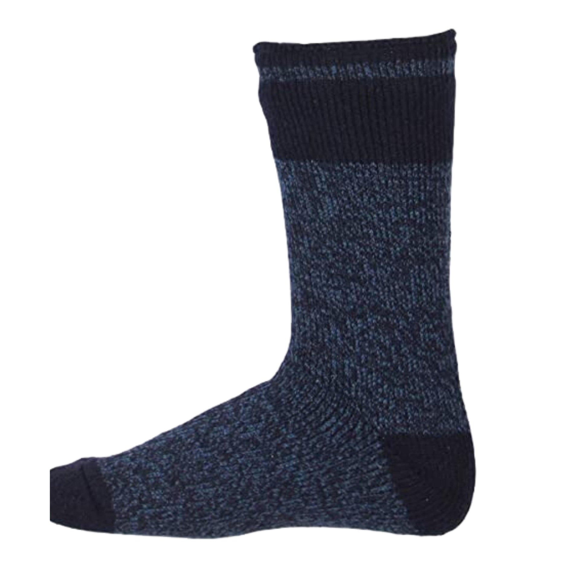 HEAT HOLDERS Socks 39-45 / Navy HEAT HOLDERS - Rook Knit Brushed Inner Thermal Socks