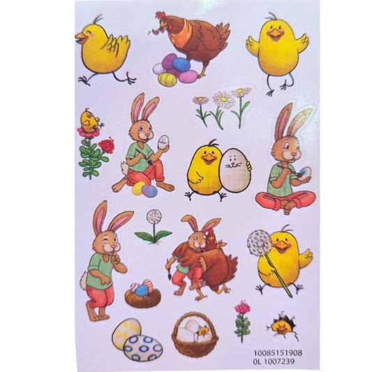 HEITMANN Easter Decoration Multi-Color HEITMANN - Easter egg coloring kit with stickers