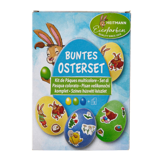 HEITMANN Easter Decoration Multi-Color HEITMANN - Easter egg coloring kit with stickers