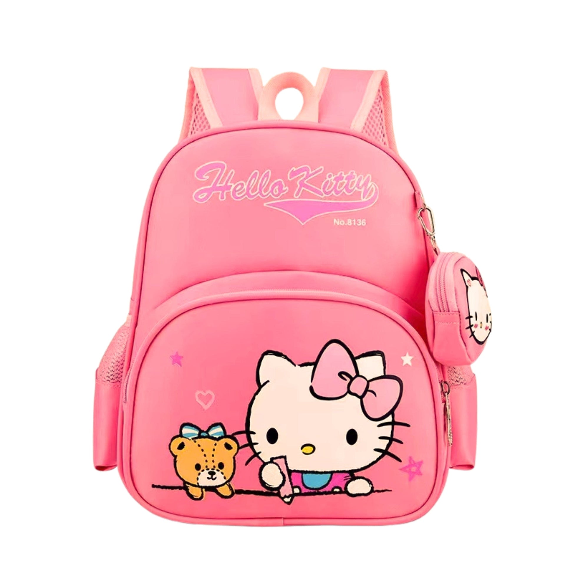 HELLO KITTY School Bags Pink HELLO KITTY - Hello kitty bear cute bag schoolbag