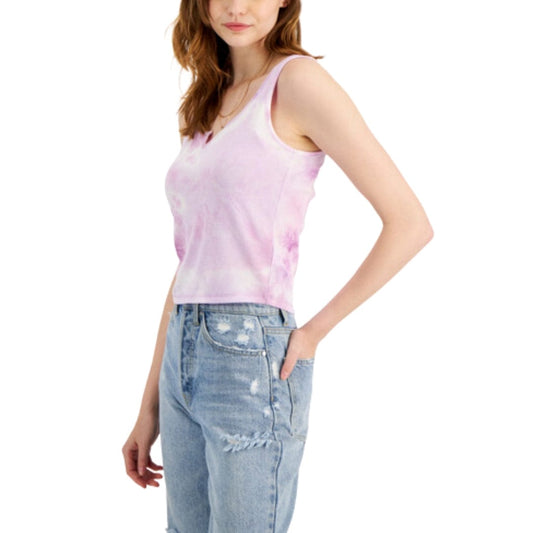 HIPPIE ROSE S / Purple HIPPIE ROSE - Notch-Front Tank Top