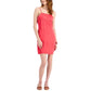 HIPPIE ROSE Womens Dress M / Fuchsia HIPPIE ROSE - Spaghetti-Strap Satin Dress