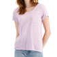 HIPPIE ROSE Womens Tops L / Purple HIPPIE ROSE - Burnout T-Shirt