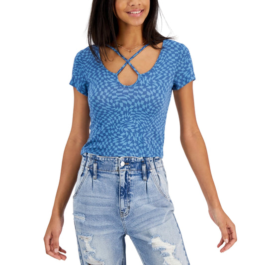 HIPPIE ROSE Womens Tops HIPPIE ROSE - Criss-Cross T-Shirt