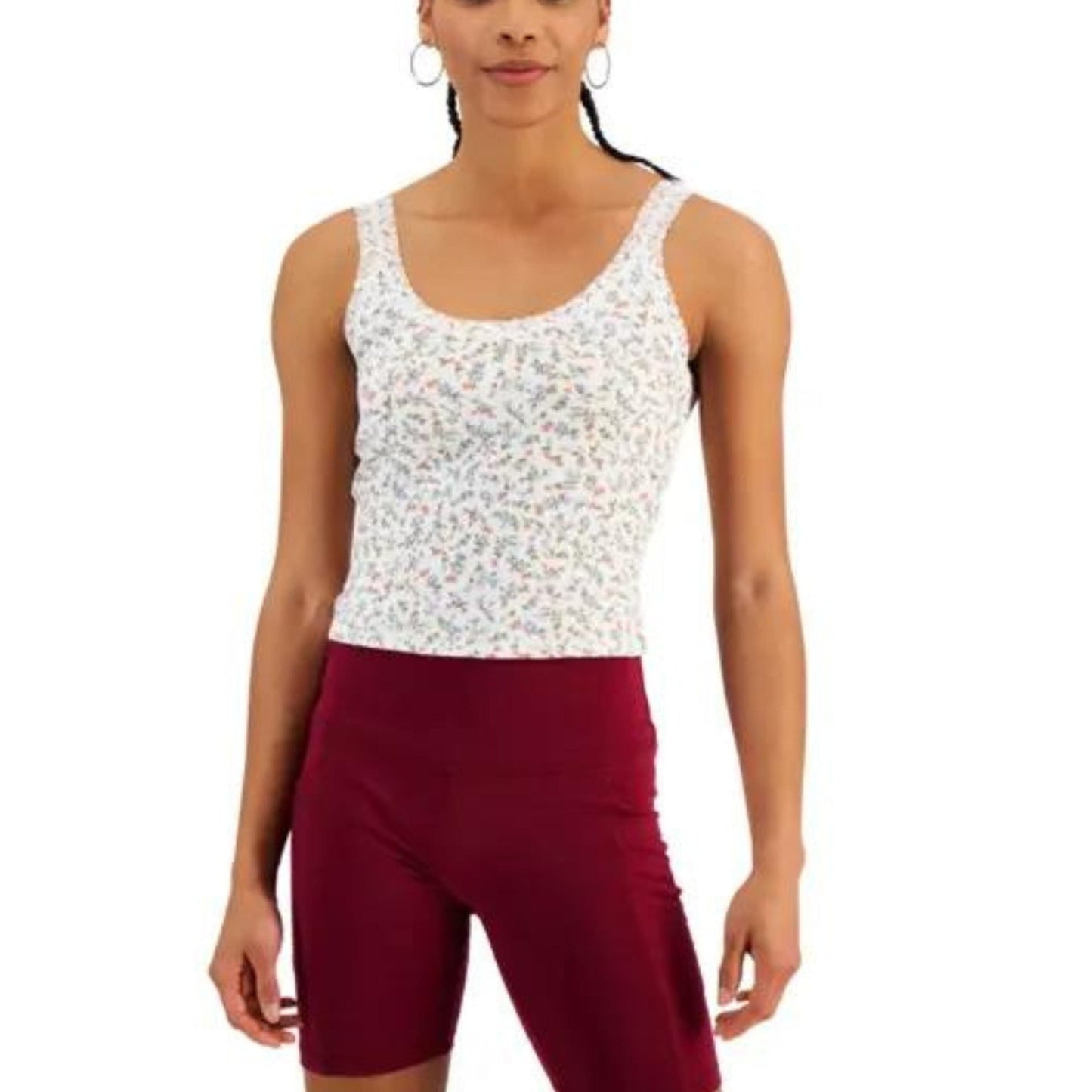 HIPPIE ROSE Womens Tops HIPPIE ROSE  - Lace-Trim Tank Top