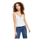HIPPIE ROSE Womens Tops HIPPIE ROSE - Lace-Trim Tie-Front Camisole