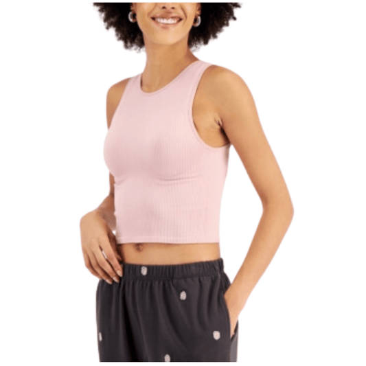 HIPPIE ROSE Womens Tops XS / Pink HIPPIE ROSE - Seamless Crewneck Tank Top