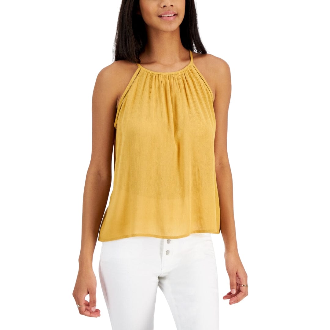 Hippie Rose Womens Tops M / Yellow Hippie Rose -  Sleeveless Top