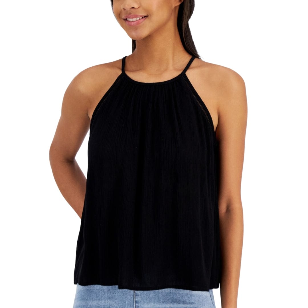 Hippie Rose Womens Tops XS / Black Hippie Rose -  Sleeveless Top