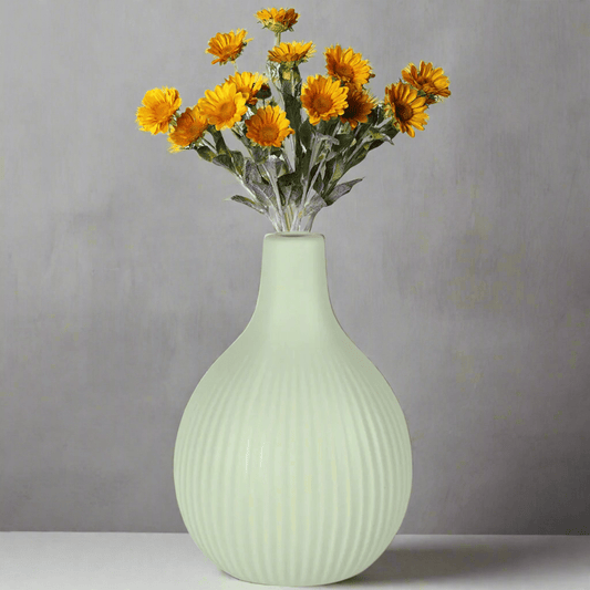 HOME CREATION Home Decoration & Accessories Light Green HOME CREATION - Ceramic Vase for Home Decor