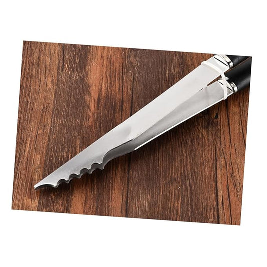 HOME DIVISION Barbecue & Accessories Silver HOME DIVISION - Stainless Steel BBQ Tool Barbeque 3 Pieces
