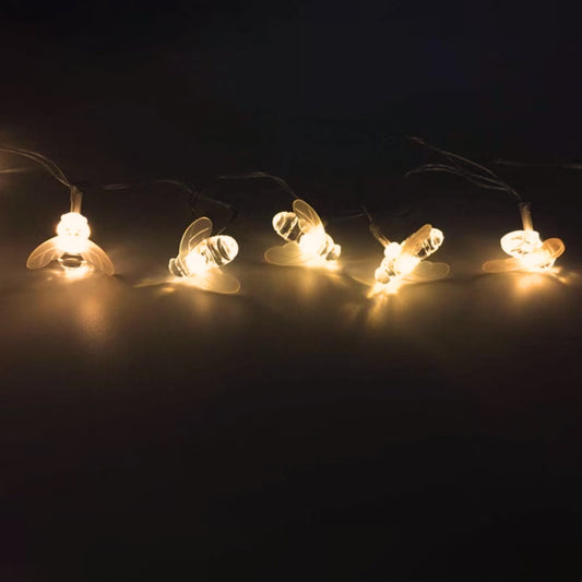 HOME IDEAS Garden Accessories Yellow HOME IDEAS - Led solar bee lights