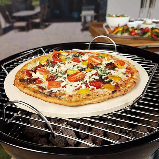 HOME IDEAS Kitchenware HOME IDEAS  -  Round Baking Stone Set Pizza Stone