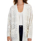 HOOKED UP Womens Jackets XS / White HOOKED UP - Cable Knit Pockets Cardigan Sweater