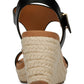 REACTION - Card Wedge Espadrille Sandals