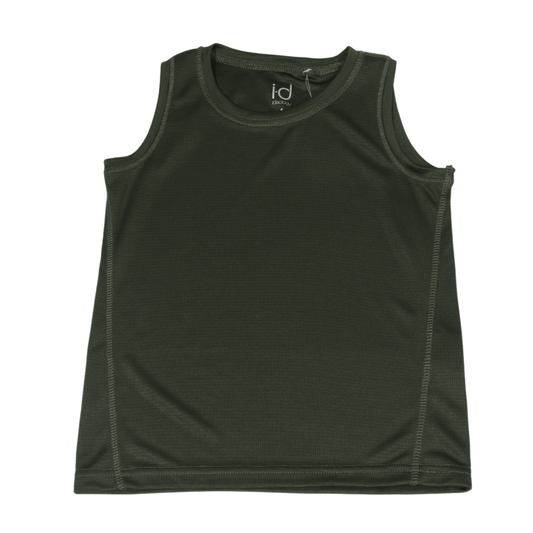 IDEOLOGY Boys Tops XS / Green IDEOLOGY - Solid crew neck tank top