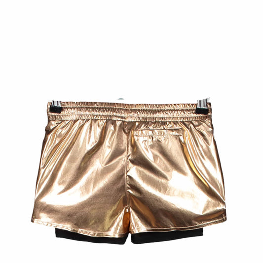 IDEOLOGY Girls Bottoms M / Bronze IDEOLOGY - Metallic Layered-Look Shorts