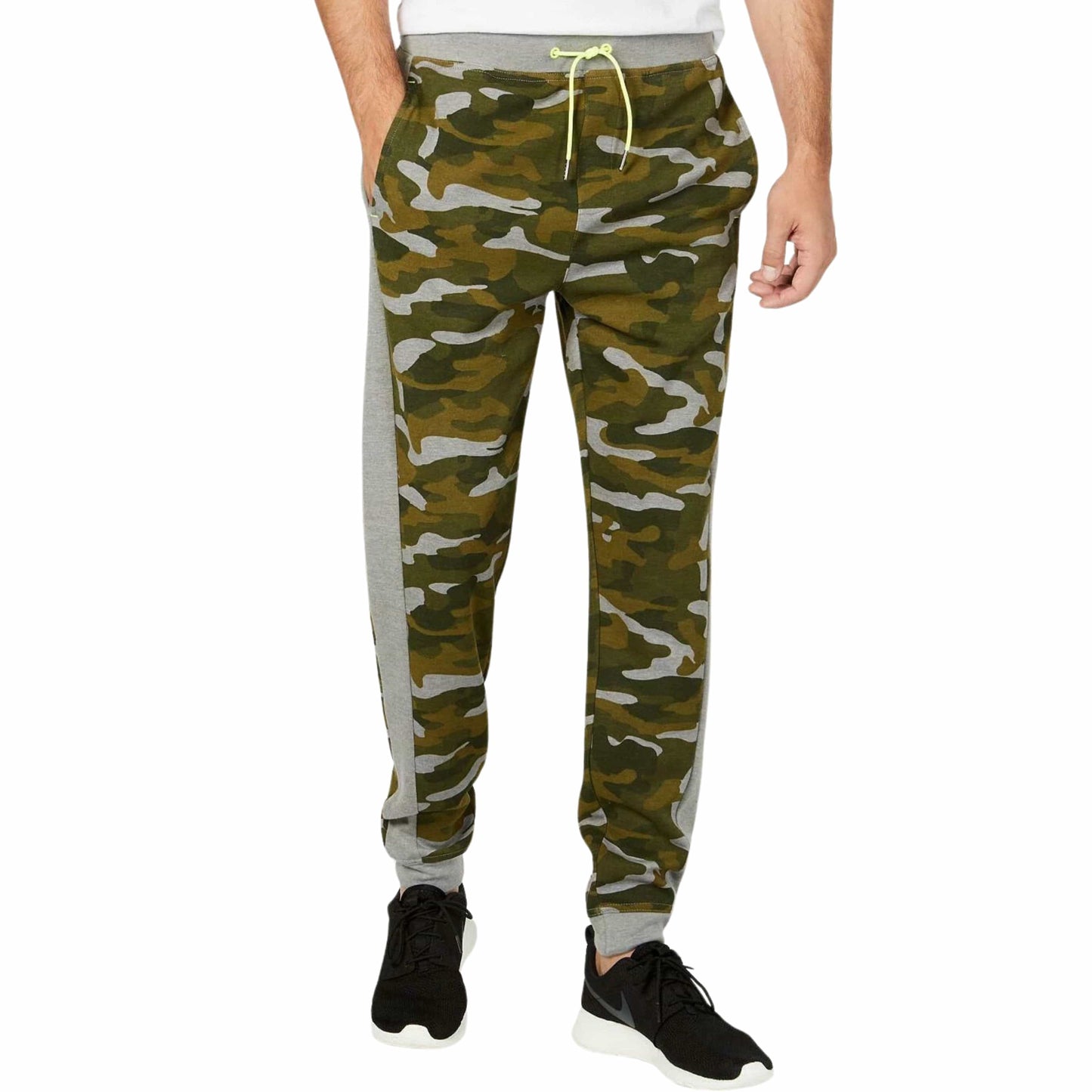 IDEOLOGY Mens Bottoms 40W x 31L / Multi-Color IDEOLOGY - Drawstring Camouflage Athletic Fit Sweatpants