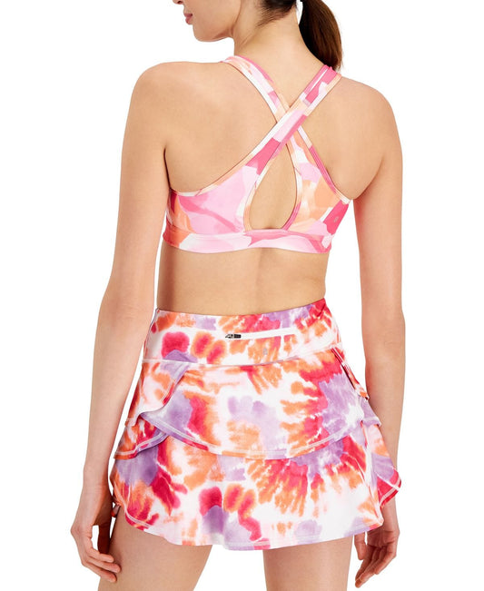 IDEOLOGY Womens sports XXL / Multi-Color IDEOLOGY - All Over Printed Strapped Sports Bra