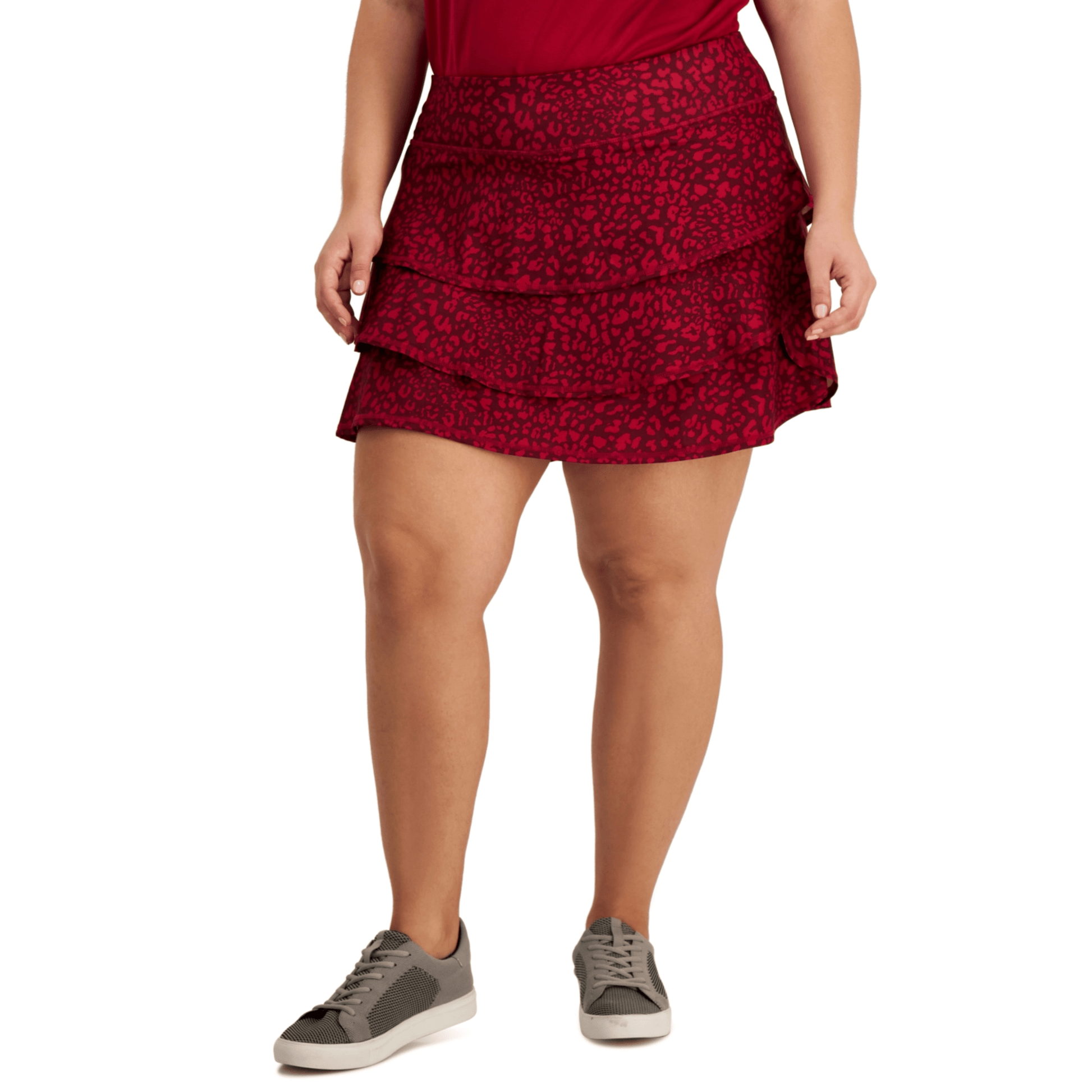 IDEOLOGY Womens sports XXL / Multi-Color IDEOLOGY - Cheetah Print Active Skort Cheetah Berry