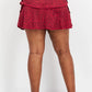 IDEOLOGY Womens sports XXL / Multi-Color IDEOLOGY - Cheetah Print Active Skort Cheetah Berry