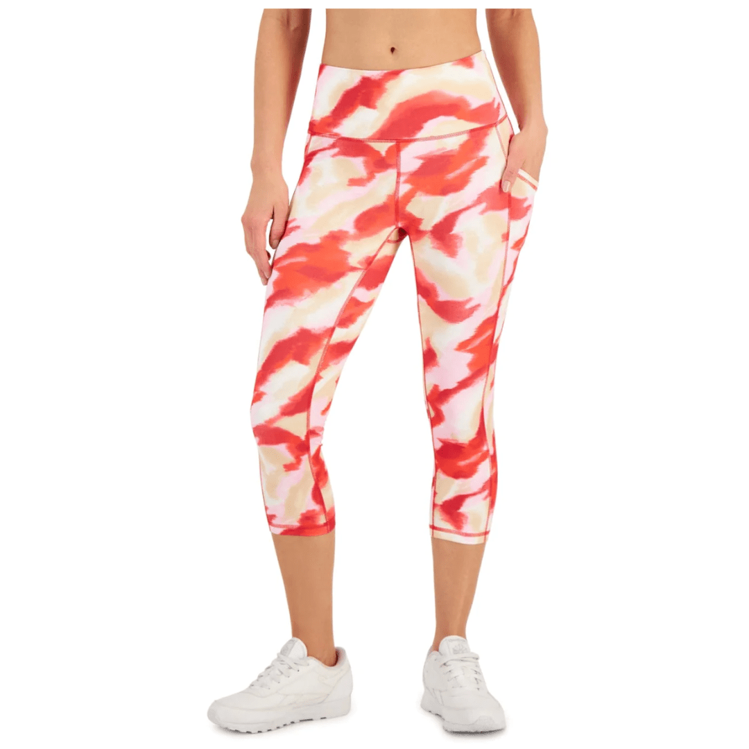 IDEOLOGY Womens sports IDEOLOGY - Compression Side-Pocket Cropped Leggings