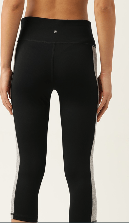 IDEOLOGY Womens sports XXXL / Black IDEOLOGY -  Essentials Colorblocked Cropped Leggings